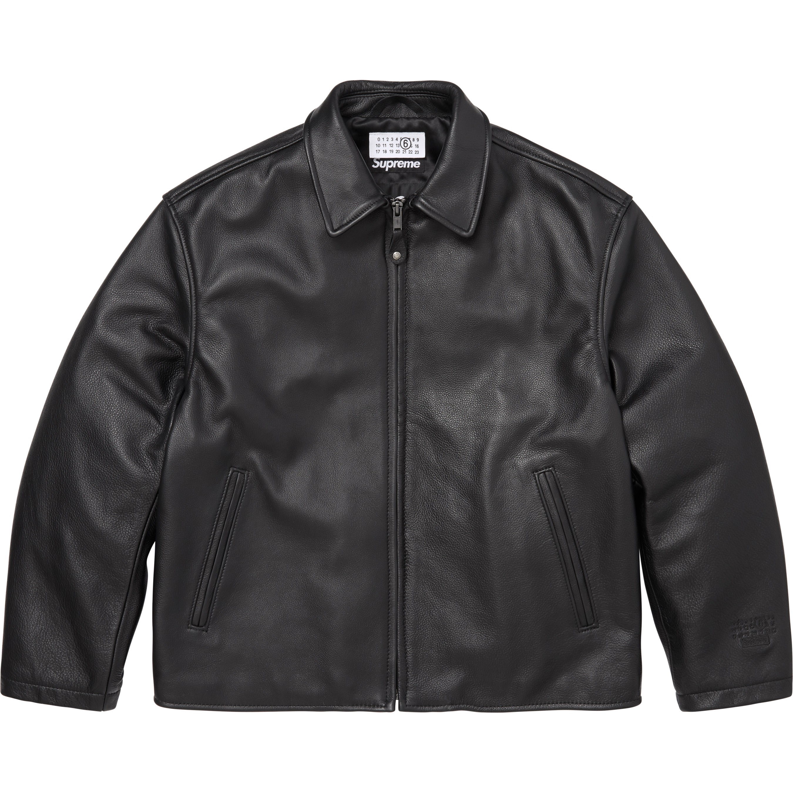 Supreme®/MM6 Maison Margiela Schott® Eagle Leather Jacket view 5